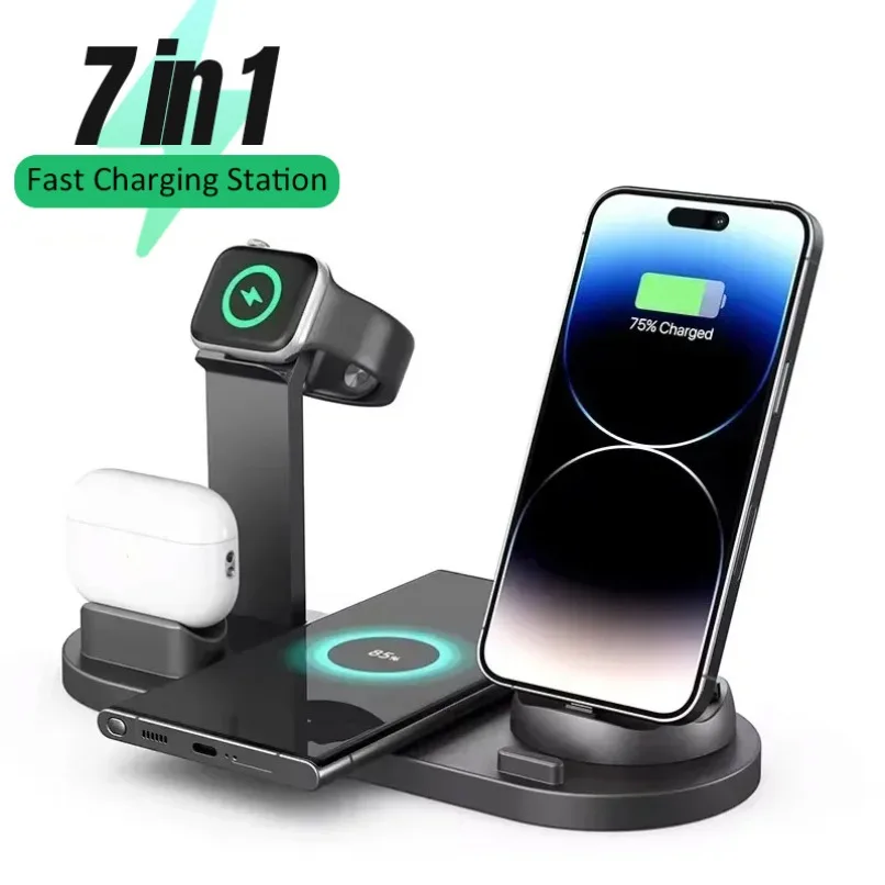 7-in-1 Wireless Charging Station for Devices