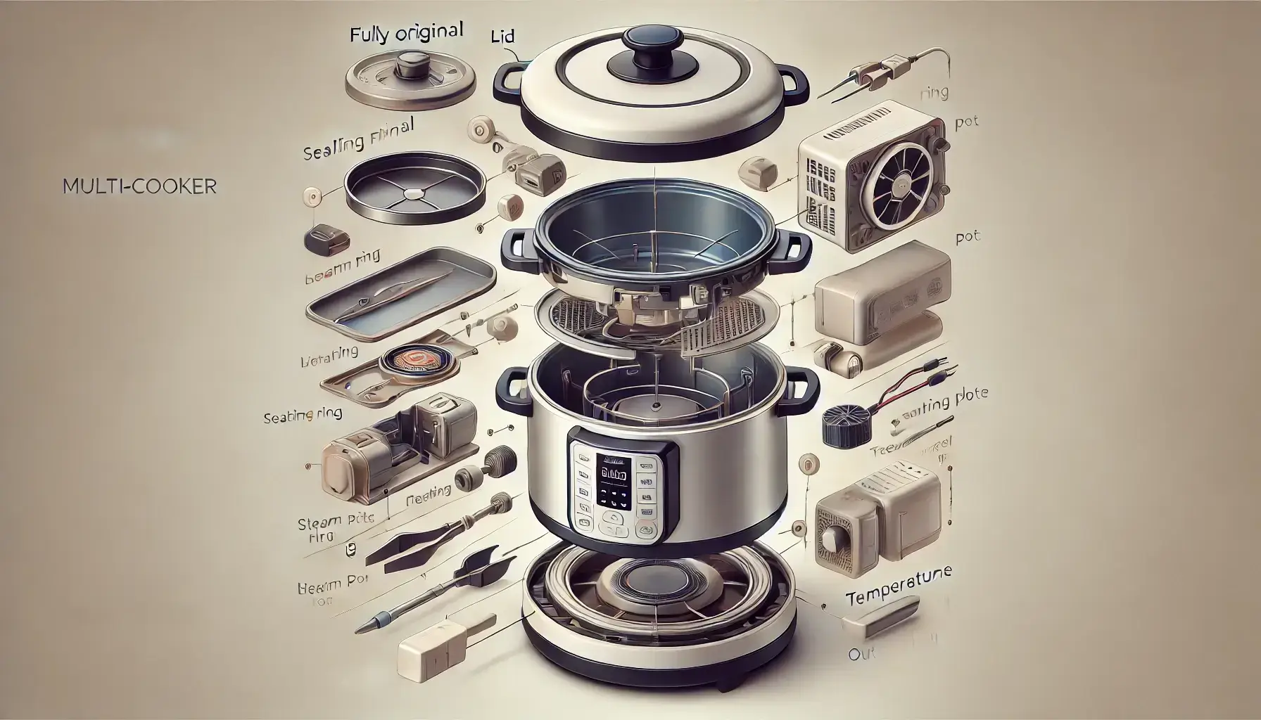 Removable stainless steel inner pot of Instant Pot Duo 7-in-1